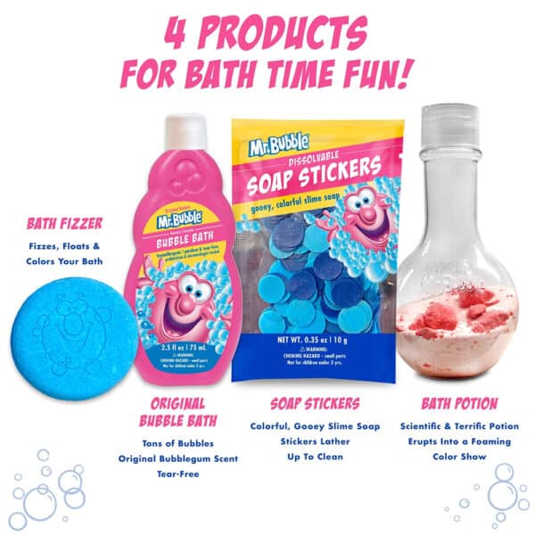 Mr. Bubble Ultimate Pack of Bath Time Fun