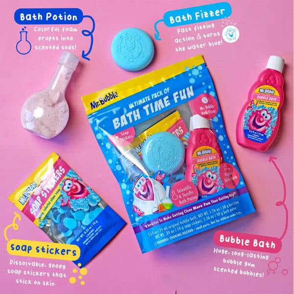 Mr. Bubble Ultimate Pack of Bath Time Fun