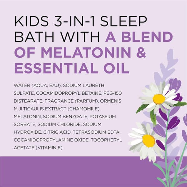 Dr Teal’s Kids Sleep 3 in 1 Kids 3-in-1 Sleep Bath with Melatonin & Essential Oil