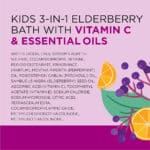 Dr Teal’s Kids 3 in 1 Elderberry Bubble Bath, Body Wash & Shampoo with Vitamin C & Essential Oils