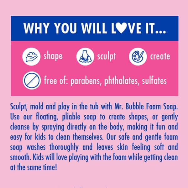 Mr. Bubble Smores Fluffy Limited Edition Foam Soap