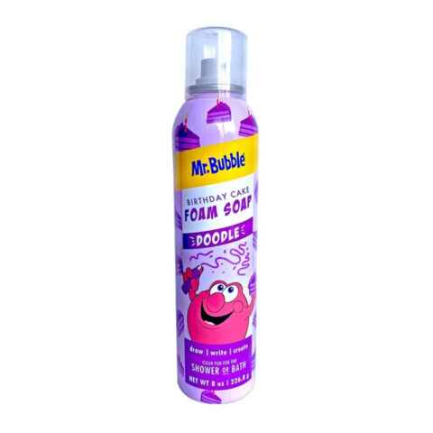 Mr. Bubble Birthday Cake Doodle Limited Edition Foam Soap