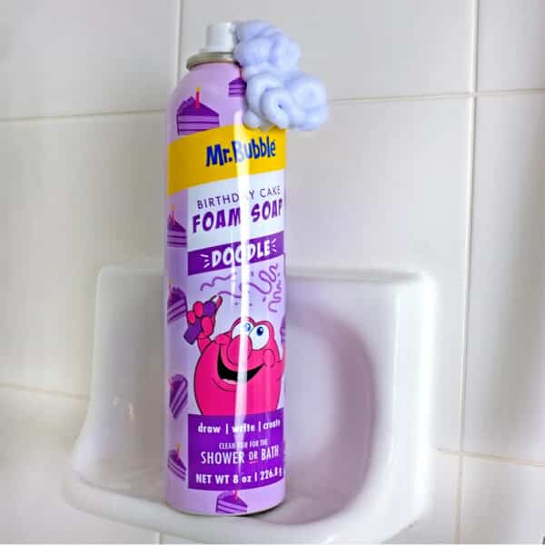 Mr. Bubble Birthday Cake Doodle Limited Edition Foam Soap