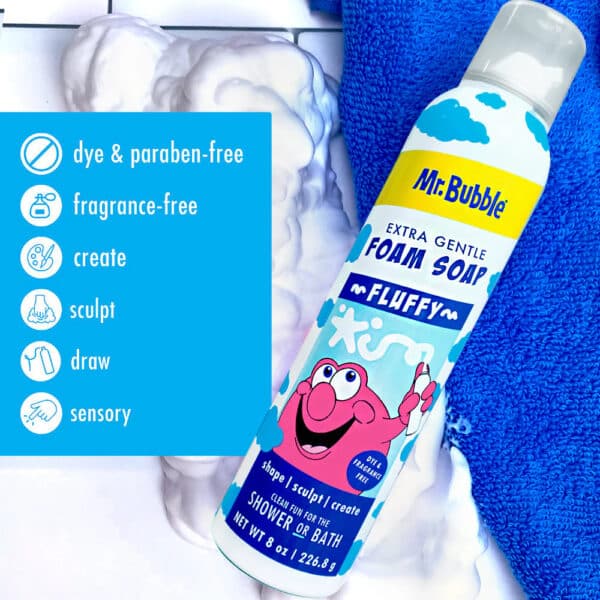 Mr. Bubble Fluffy Extra Gentle Foam Soap