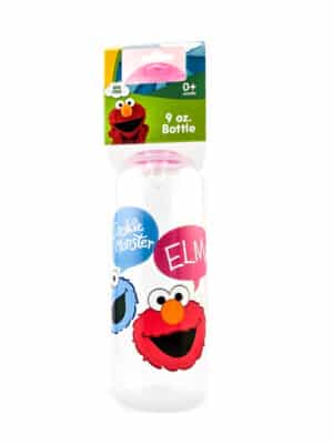 Sesame Street Sesame Beginnings BPA Free 9 oz. Bottle Medium Flow Silicone Nipple Cookie Elmo