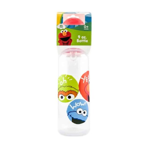 Sesame Street Sesame Beginnings BPA Free 9 oz. Bottle Medium Flow Silicone Nipple Oh Yeah Wow