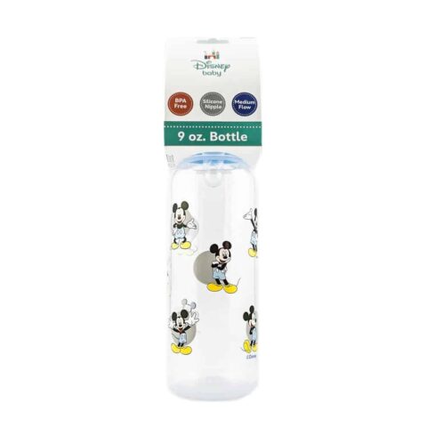 Disney Baby BPA Free 9oz Bottle Medium Flow Silicone Nipple Mickey Mouse Mini