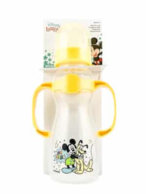 Disney Baby Mickey Mouse Pluto Bottle with Handles 8 oz Mickey Oh Yeah Bottle BPA Free