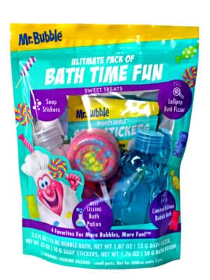 Mr. Bubble Ultimate Pack of Bath Time Fun - Green