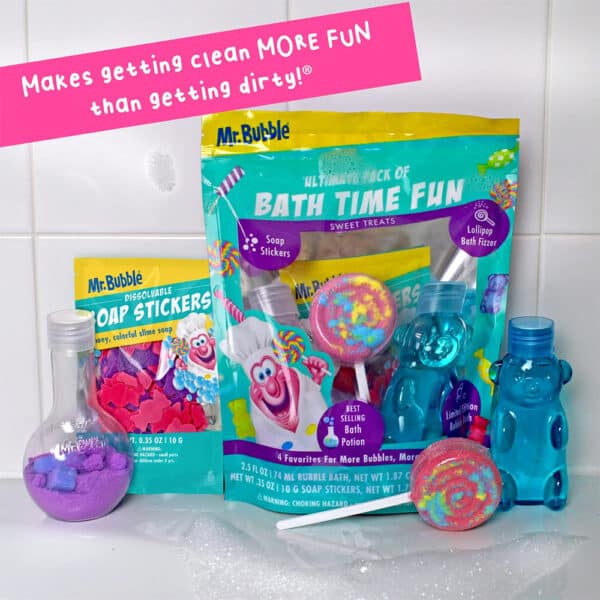Mr. Bubble Ultimate Pack of Bath Time Fun - Green