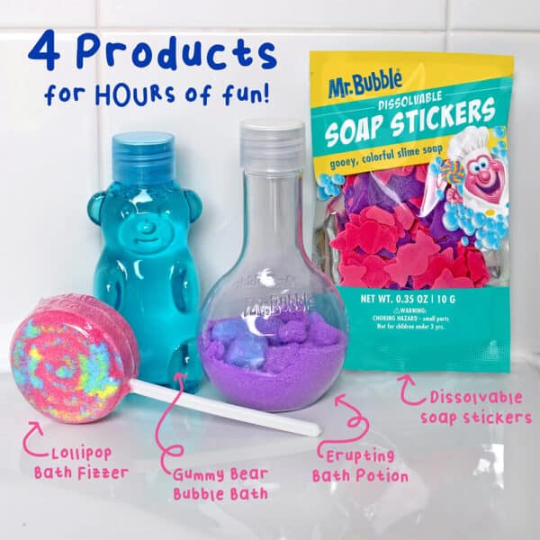 Mr. Bubble Ultimate Pack of Bath Time Fun - Green
